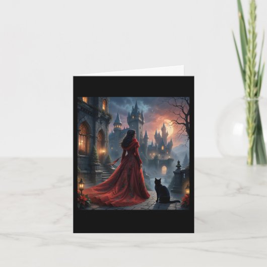 Fantasy Vakantiekaart Bedankkaart (Voorkant)