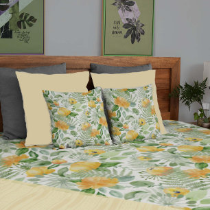 Fantasy varen en Floral Lemon-y Accent Kussen
