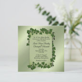 Fantasy Vines Wedding Invitation 5,5 x 5,5 inch Kaart (Staand voorkant)