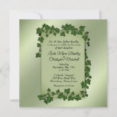 Fantasy Vines Wedding Invitation 5,5 x 5,5 inch Kaart (Voorkant)