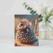 Fantasy Vis in een Jurk Briefkaart (Staand voorkant)