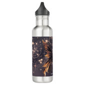 Fantasy Vlinder Goud Sparkle Elegant Glam Waterfles (Links)