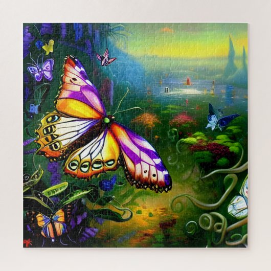 Fantasy Vlinder Reis Legpuzzel (Verticaal)
