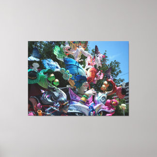 Fantasy Vlindermeisjes Beeldhouwwerk Canvas Afdruk