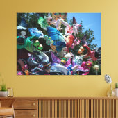 Fantasy Vlindermeisjes Beeldhouwwerk Canvas Afdruk (Insitu (Woonkamer))