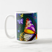 Fantasy Vlinderreis  Koffiemok (Links)