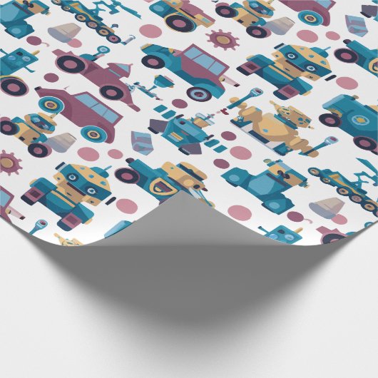 Fantasy voertuigen cadeaupapier (Hoek)
