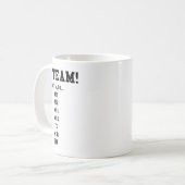 Fantasy Voetbal Grappig - Ga Team  Koffiemok (Voorkant links)