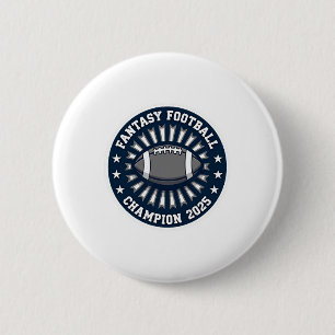 Fantasy Voetbal Kampioen 2025 Fantasy Voetbal  Ronde Button 5,7 Cm