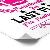 Fantasy Voetbal Prinses Grappig Feest Design Verli Poster (Hoek)