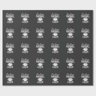 Fantasy Voetbal Verliezer Voetbal Fantasie Grappig Cadeaupapier