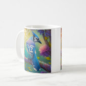 Fantasy Vogels Blauwe Jay Koffiemok (Voorkant links)