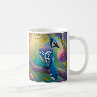 Fantasy Vogels Blauwe Jay Koffiemok