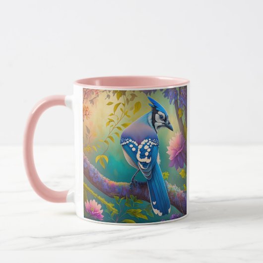 Fantasy Vogels Blauwe Jay Mok (Links)