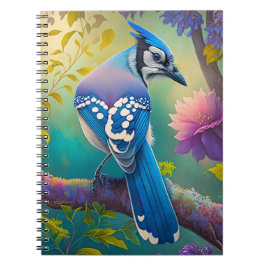 Fantasy Vogels Blauwe Jay Notitieboek
