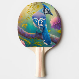 Fantasy Vogels Blauwe Jay Tafeltennisbatje
