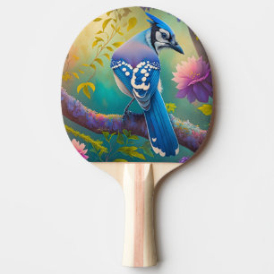 Fantasy Vogels Blauwe Jay Tafeltennisbatje
