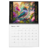 Fantasy Vogels Iriserende Serie Kalender (Feb 2027)