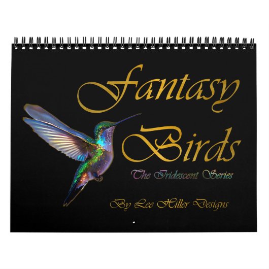 Fantasy Vogels Iriserende Serie Kalender (Hoes)