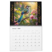 Fantasy Vogels Iriserende Serie Kalender (Jan 2027)