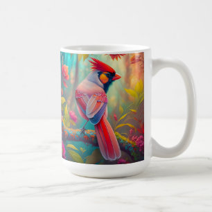 Fantasy Vogels Mannelijk Kardinaal Koffiemok