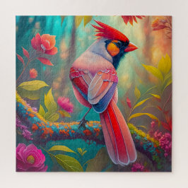 Fantasy Vogels Mannelijk Kardinaal Legpuzzel