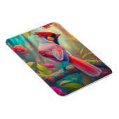 Fantasy Vogels Mannelijk Kardinaal Magneet (Rechterzijde)