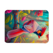 Fantasy Vogels Mannelijk Kardinaal Magneet (Horizontaal)