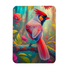 Fantasy Vogels Mannelijk Kardinaal Magneet