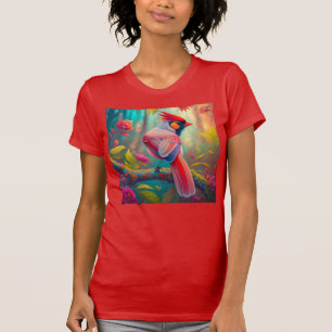 Fantasy Vogels Mannelijk Kardinaal T-shirt
