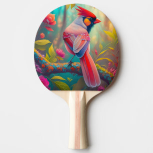 Fantasy Vogels Mannelijk Kardinaal Tafeltennisbatje