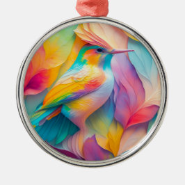 Fantasy Vogels Zijde Vogel Metalen Ornament