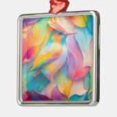 Fantasy Vogels Zijde Vogel Metalen Ornament (Links)