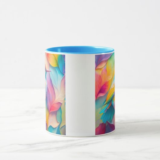 Fantasy Vogels Zijde Vogel Mok (Midden)