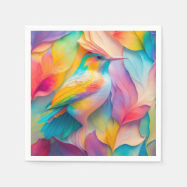 Fantasy Vogels Zijde Vogel Servet