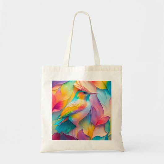 Fantasy Vogels Zijde Vogel Tote Bag (Voorkant)