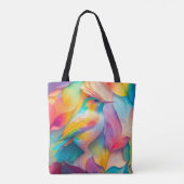 Fantasy Vogels Zijde Vogel Tote Bag (Achterkant)