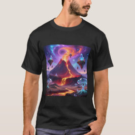 Fantasy Volcano World T-Shirt