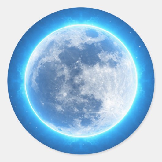 Fantasy volle maan stickers (Voorkant)