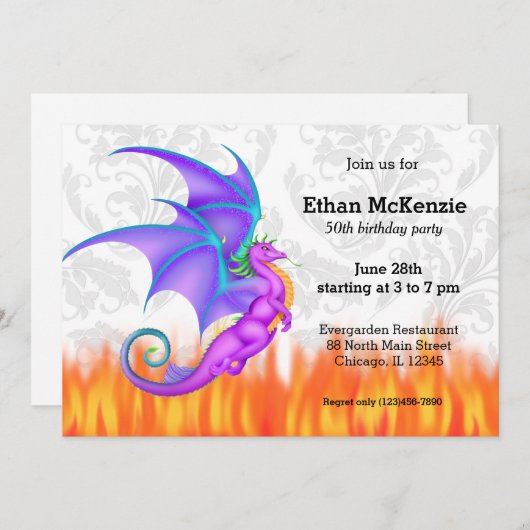 Fantasy vrienden kaart (Voorkant / Achterkant)