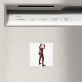 Fantasy vrouw Actie Heroine Magneet (Insitu (Vaatwasser))