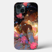 Fantasy Vrouw Afrikaanse Amerikaanse Kunst Case-Mate iPhone Case (Achterkant)
