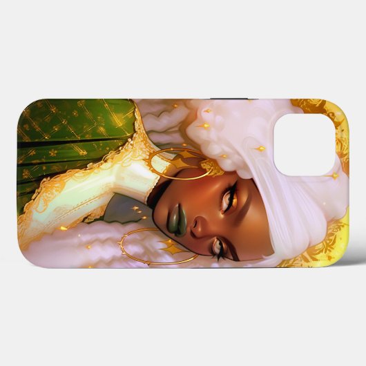 Fantasy Vrouw Afrikaanse Amerikaanse Kunst Case-Mate iPhone Case (Achterkant (horizontaal))