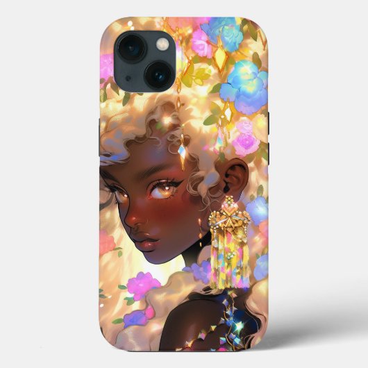 Fantasy Vrouw Afrikaanse Amerikaanse Kunst Case-Mate iPhone Case (Achterkant)