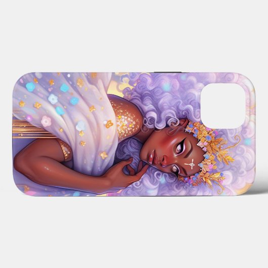 Fantasy Vrouw Afrikaanse Amerikaanse Kunst Case-Mate iPhone Case (Achterkant (horizontaal))