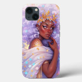 Fantasy Vrouw Afrikaanse Amerikaanse Kunst Case-Mate iPhone Case (Achterkant)