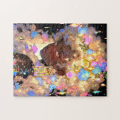 Fantasy Vrouw Afrikaanse Amerikaanse Kunst Legpuzzel (Horizontaal)