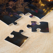 Fantasy Vrouw Afrikaanse Amerikaanse Kunst Legpuzzel (Zijkant)