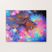 Fantasy Vrouw Afrikaanse Amerikaanse Kunst Legpuzzel (Horizontaal)