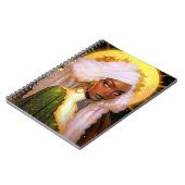 Fantasy Vrouw Afrikaanse Amerikaanse Kunst Notitieboek (Linkerzijde)